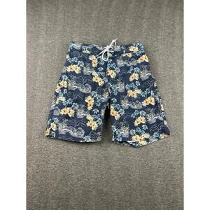 St. John's Bay Mens Floral Print Swim Trunks Size M‎